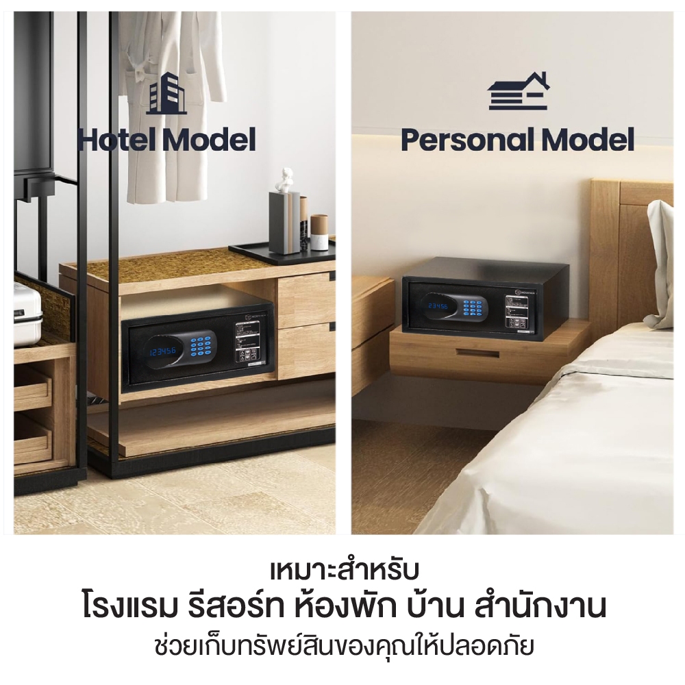 ตู้เซฟนิรภัย ตู้เซฟโรงแรม-ห้องพัก Hotel Safe MOUNTAIN รูปที่ 6