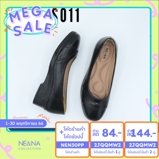 แหล่งขายและราคารองเท้าเเฟชั่นผู้หญิงเเบบคัชชูทำงาน Slip on ส้นเตี้ย No. S011 NE&NA Collection Shoes isอาจถูกใจคุณ