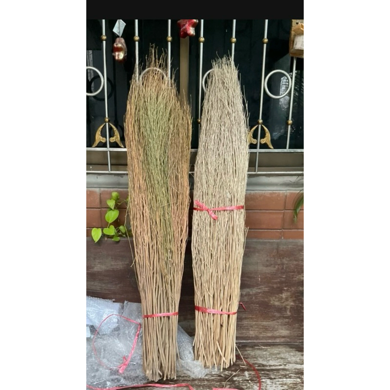 หญ้าขัดมอญ สีธรรมชาติ หญ้าขัดมอญใช้ได้ทั้งภายในและภายนอก ต้นไม้งา ต้นไม้กวาด 1 กิโลกรัม