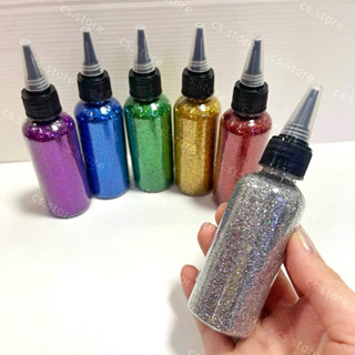 ผงกากเพชร 60 กรัม ผงกลิสเตอร์ งานฝีมือ ตกแต่ง DIY ตกแต่งเล็บ…