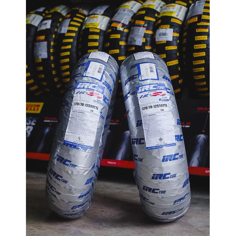 ยาง IRC IZS99 ใส่ VESPA GTS / LAM X300 / MSX ไซส์เดิมคู่ละ 3,075฿ (ยางปี 25)