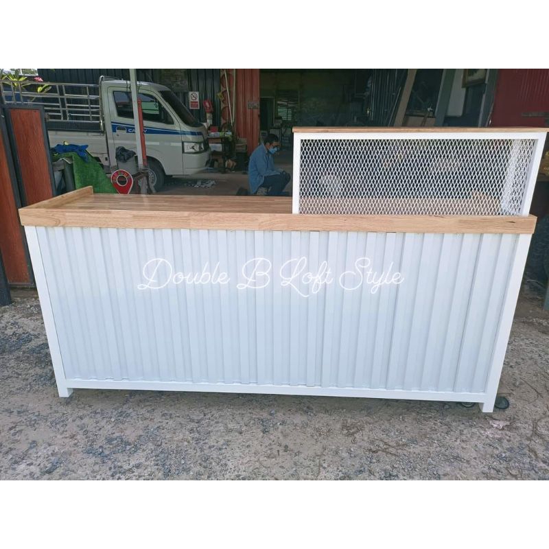 เคาน์เตอร์พร้อมชั้นด้านบน สอบถามค่าส่งก่อนสั่งซื้อ