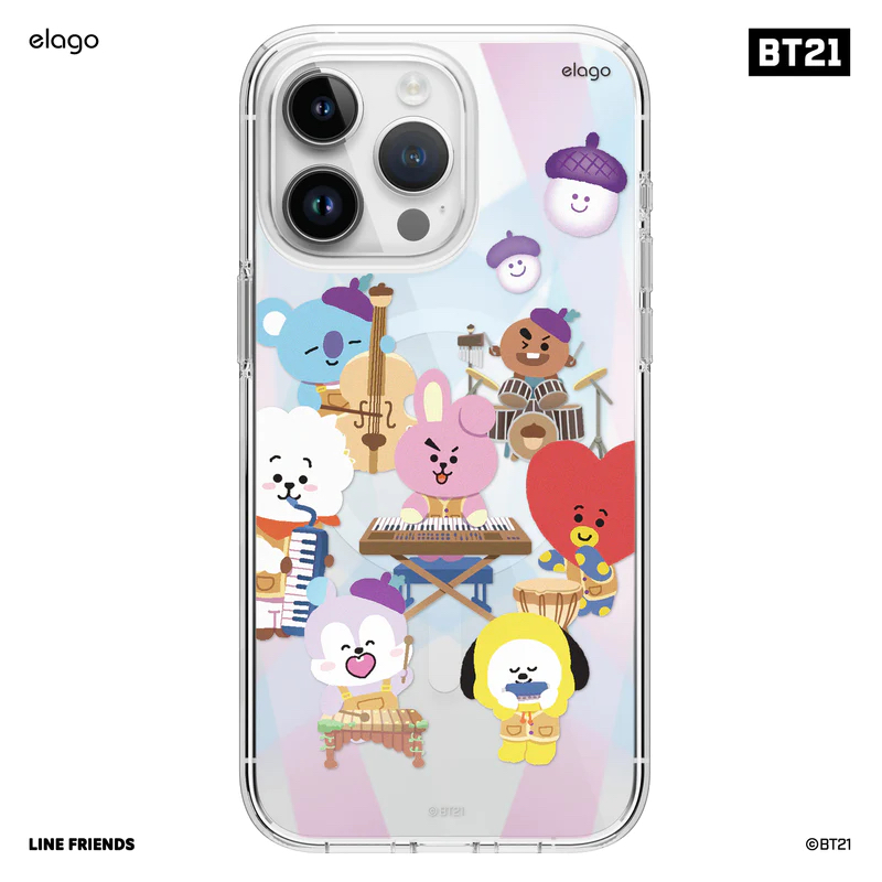 elago X BT21 Hybrid Case for iPhone 15, 15 Plus, 15 Pro, 15 Pro Max ลิขสิทธิ์แท้ สินค้าพร้อมส่ง