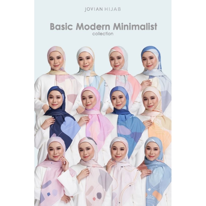 Jovian Hijab | Modern Minimalist Basic Square Shawl