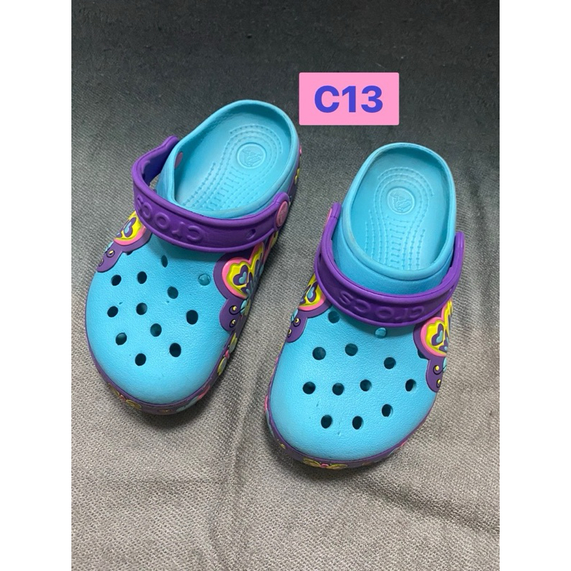 รองเท้าเด็กมือสอง Crocs Size C13
