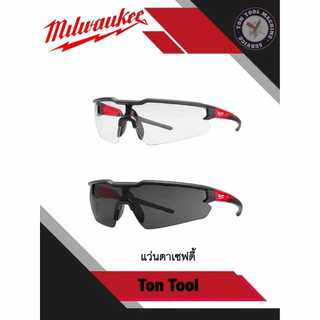 แว่นนิรภัย แว่นตาเซฟตี้ แว่นกันแสง เลนส์ใส-ดำ  Milwaukee รุ่น48-73-2000
