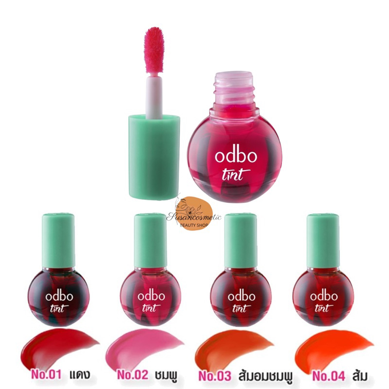 ผลิตภัณฑ์ตกแต่งริมฝีปาก ลิปสี โอดีบีโอ ทินท์ 2 มล.odbo Tint 2 ml. #OD518