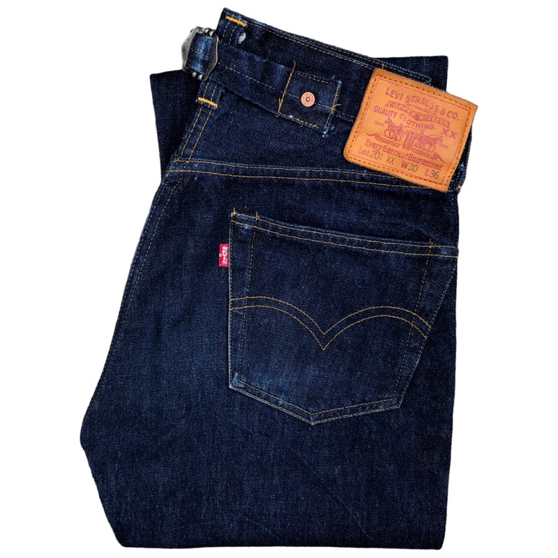 LEVIS VINTAGE CLOTHING 201 XX  LVC 1937 BIG E