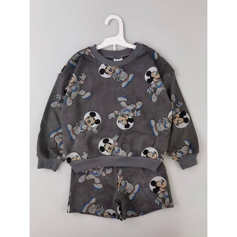 มาใหม่ ชุดขายดี ชุด set 2ชิ้น (เสื้อแขนยาว+กางเกงขทสั้น)size2~5T(ขวบ)ชุดเด็ก เสื้อผ้าเด็ก สินค้าราคาถูก จัดส่งเร็ว