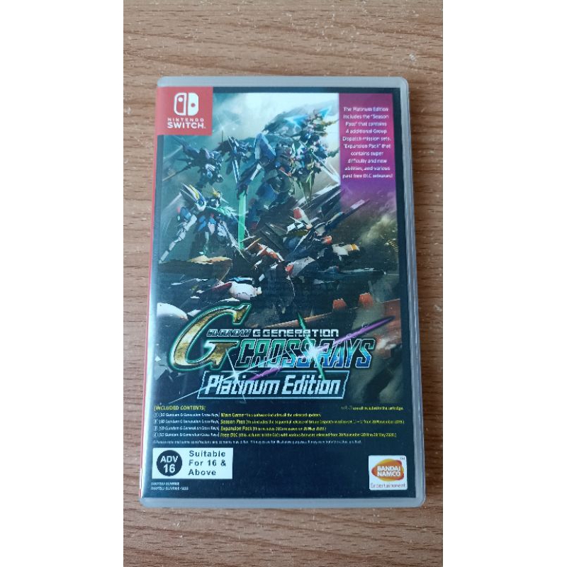 (มือสอง) Nintendo Switch (NSW) SD Gundam G Generation Cross Rays [Platinum Edition] [Eng/Asia] (มือส