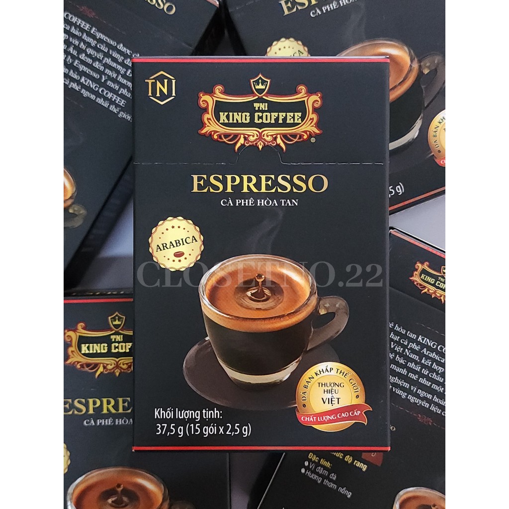 King Espresso Arabica เอสเพรสโซ่ กาแฟสำเร็จรูป ตรา คอฟฟี่  อินสแตนท์ คอฟฟี่ จากเวียดนาม