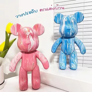 ชุดโมเดลหมีเทสี หมีเทสี DIY ของเล่นศิลปะ ของตกแต่งบ้าน มีชุดพร้อมทำ / หมีเปล่า (พร้อมส่งในไทย!!)
