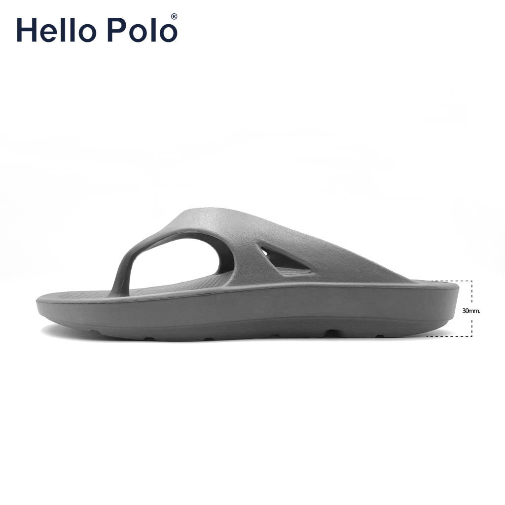 Hello Polo รองเท้าแตะเพื่อสุขภาพ กันลื่นกันน้ำ ลําลองแฟชั่น ใส่ในบ้าน ออกไปข้างนอก บอกลาปัญหาสุขภาพเท้า HP8002