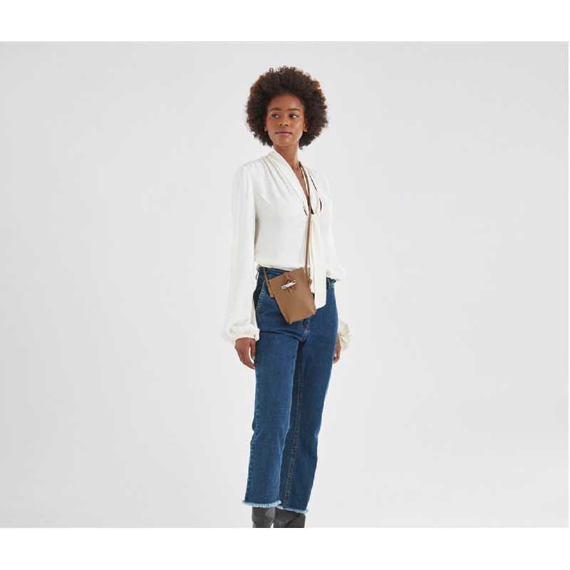 Longchamp ROSEAU PHONE CASE WITH LACE