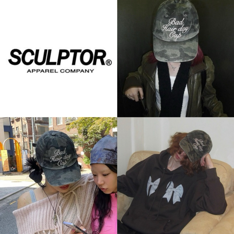 🇰🇷หมวก sculptor พร้อมส่ง ✔️สินค้าใหม่✔️