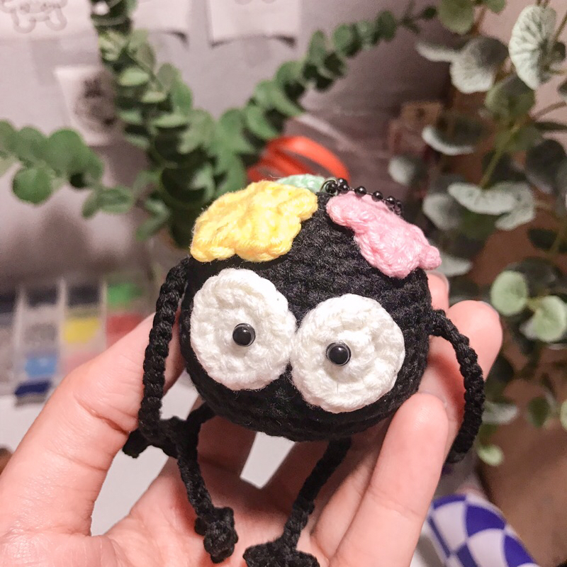 〰Susuwatari crochet〰 | พวงกุญแจไหมพรมภูตฝุ่น