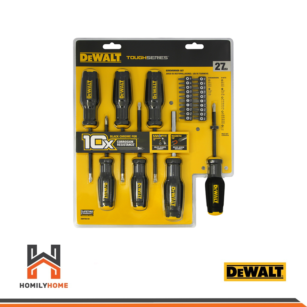 DEWALT ชุดไขควง รุ่น DWHT65104 27ชิ้น รุ่น DWHT65102 8ชิ้น รุ่น DWHT65101 4ชิ้น