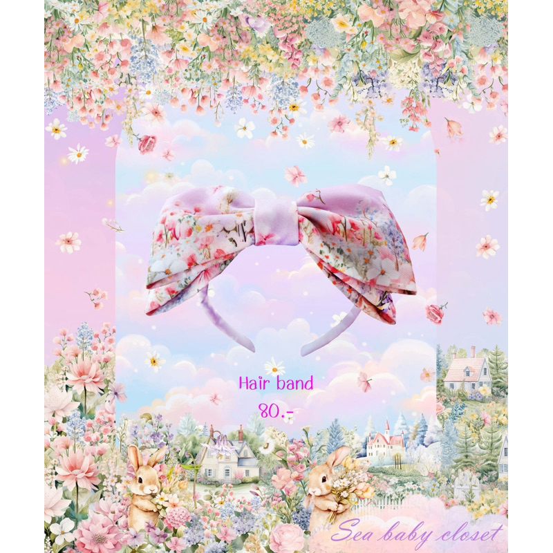 ที่คาดผม Bunny land ใช้ได้ทั้งเด็กและผู้ใหญ่