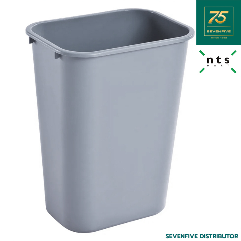 NTS ถังเทเศษอาหาร ถังสำหรับรถเข็นสำหรับเก็บจาน สีเทา (ขนาด21x30x31ซม.) NTS1-DU-D3L