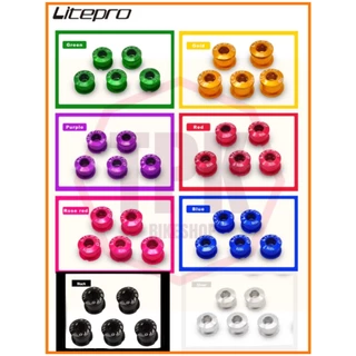 น็อตยึดใบจานจักรยาน Litepro🔆