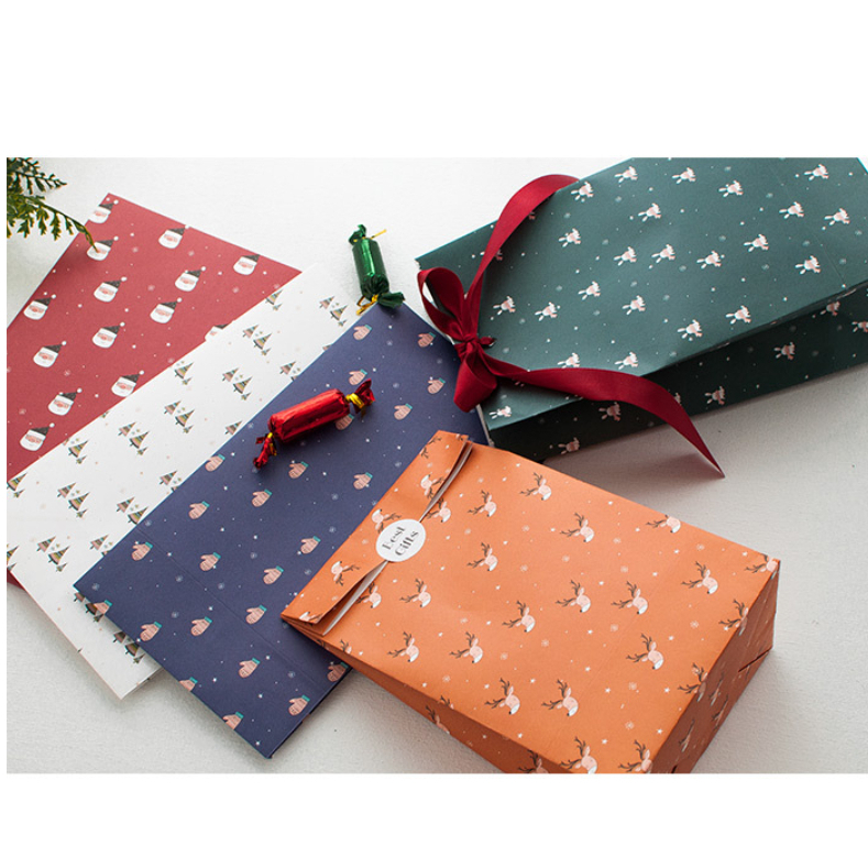 bag Gift bag ถุงใส่ของชำร่วย ลายน่ารัก พร้อมส่ง สำหรับฉลองวันสำคัญ ปีใหม่ Christmas