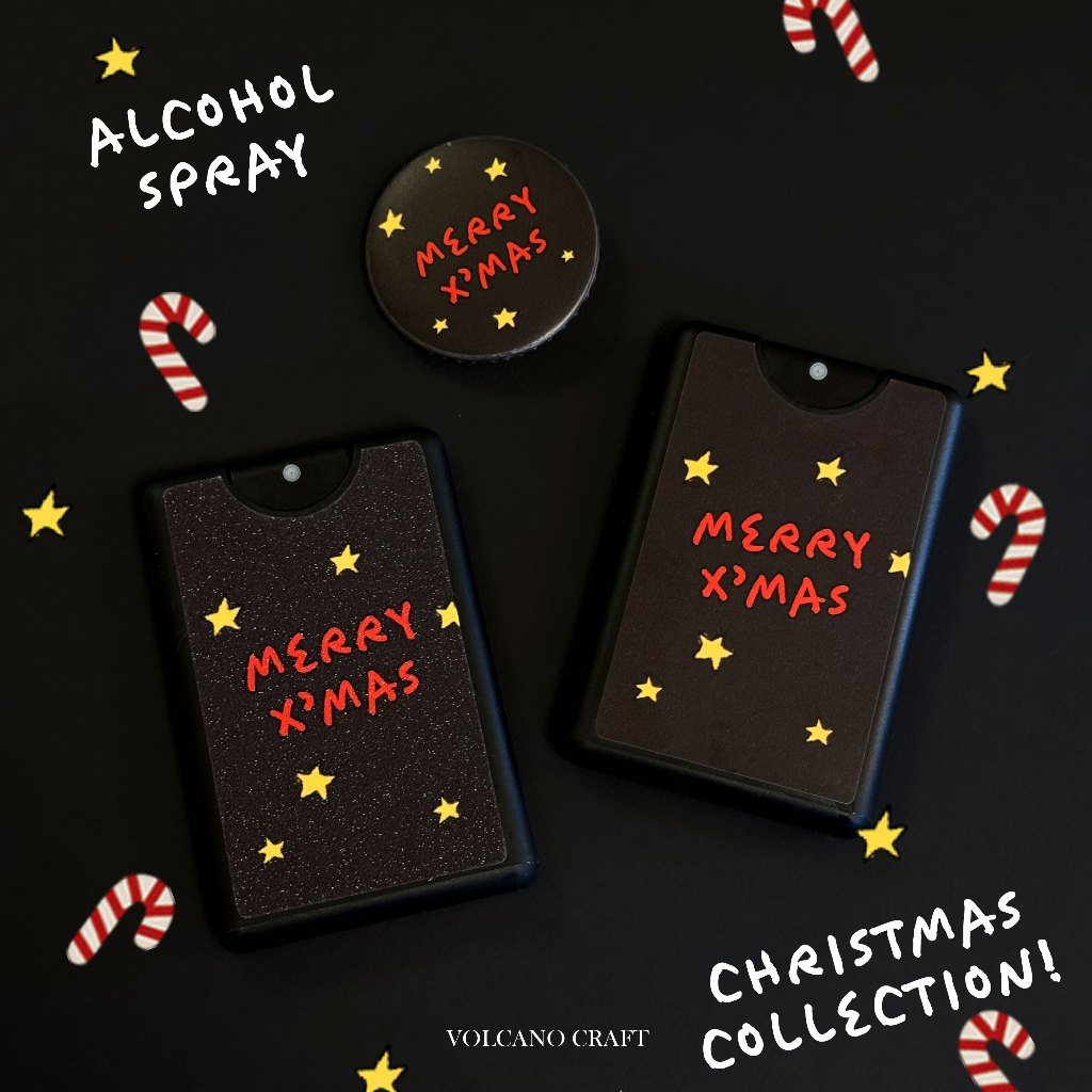 Christmas Collection สเปรย์การ์ดแอลกอฮอล์ 75% ขนาด20ml.
