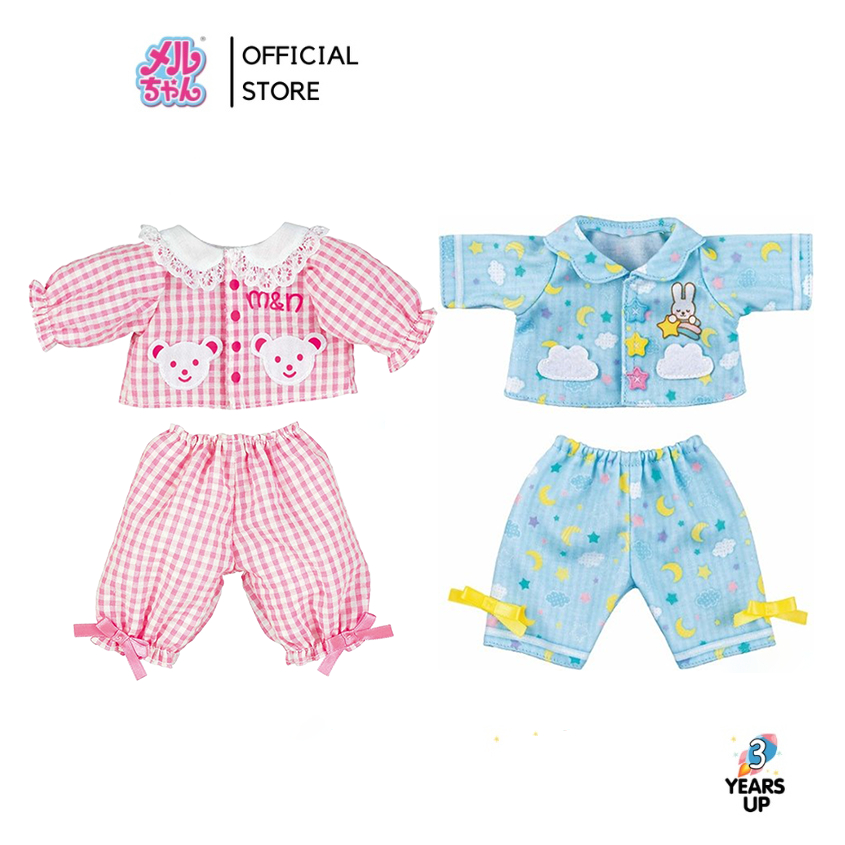 ชุดนอนเมลจัง MELL CHAN® เสื้อผ้าตุ๊กตา ลิขสิทธิ์แท้ Doll Pajamas ของเล่นเด็กผู้หญิง