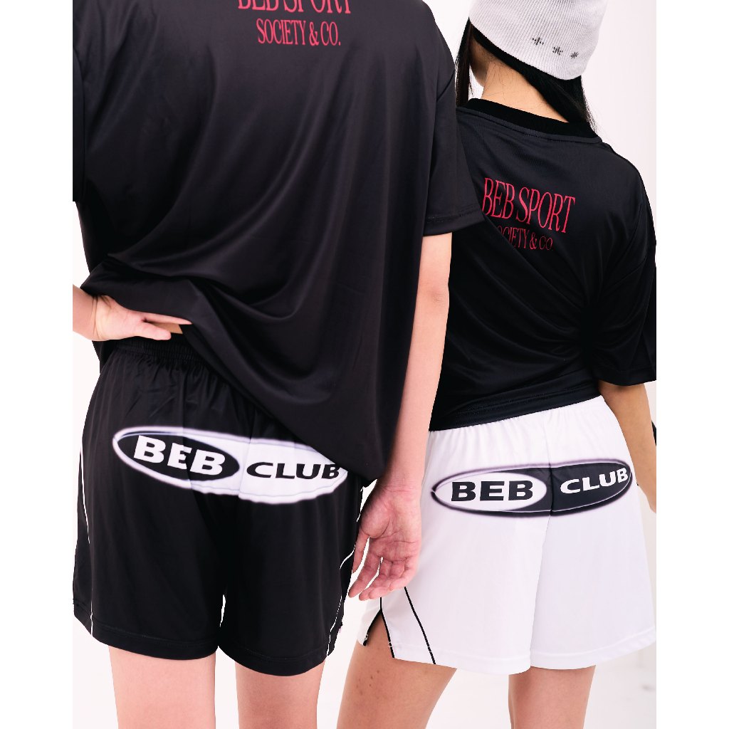 BEB CLUB DISC LOGO SHORTS กางเกงกีฬาขาสั้น