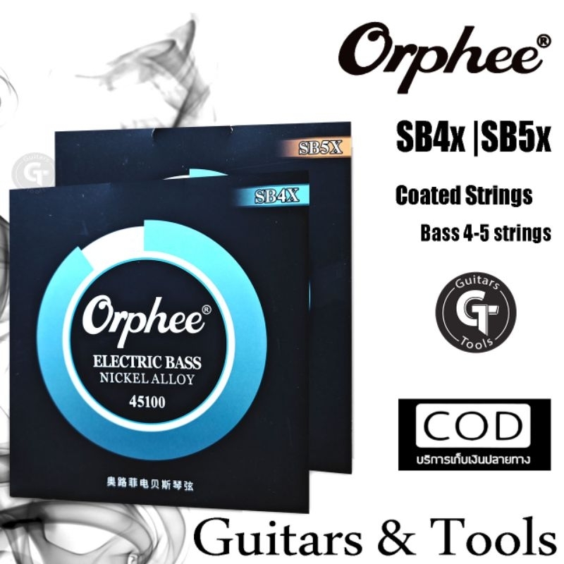 สายชุดกีตาร์เบส 4สาย,5สาย เคลือบกันสนิม |ราคาถูก คุณภาพดี | Orphee SB4x,SB5x |Nickel alloy coated 🎉มีเก็บปลายทาง