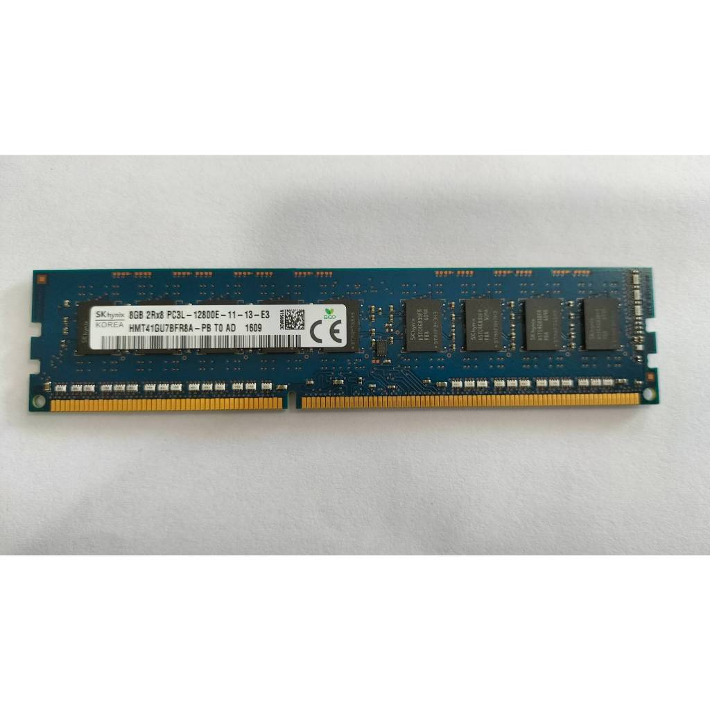 Barrette RAM DDR3 8GB PC3-12800E ECC UDIMM Pour Cartes Mères GIGABYTE GA-78LMT-S2P Etc.