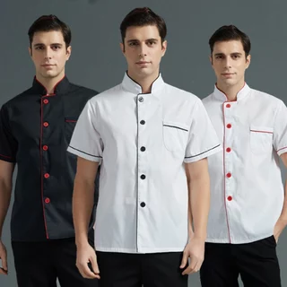 Yoonik เสื้อเชฟพ่อครัว ชุดเชฟทำอาหาร แขนยาว แขนสั้น สําหรับร้านอาหาร ร้านคาเฟ่ โรงแรม ห้องครัว
