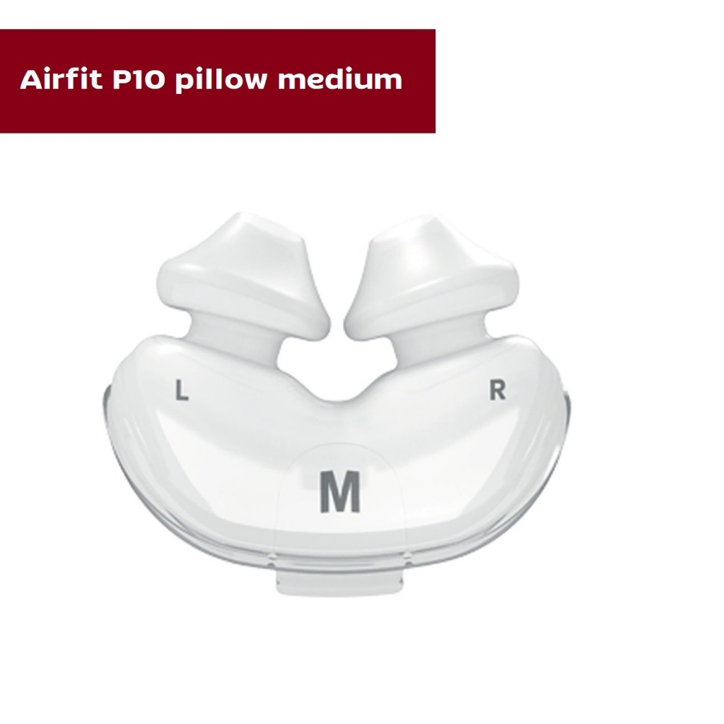 (ของแท้) ResMed AirFit P10 Pillows for CPAP Nasal Pillow Mask ซิลิโคน