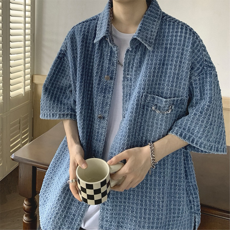 🔥พร้อมส่ง🔥เสื้อยีนส์ สไตล์เกาหลี ( C119 )