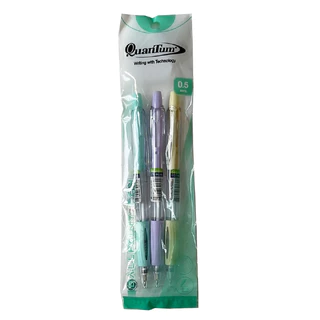 Quantum (ควอนตั้ม) ปากกาเจลลูลอยด์ M5 แมกซ์คลีน 0.7สีน้ำเงิน (1x3)