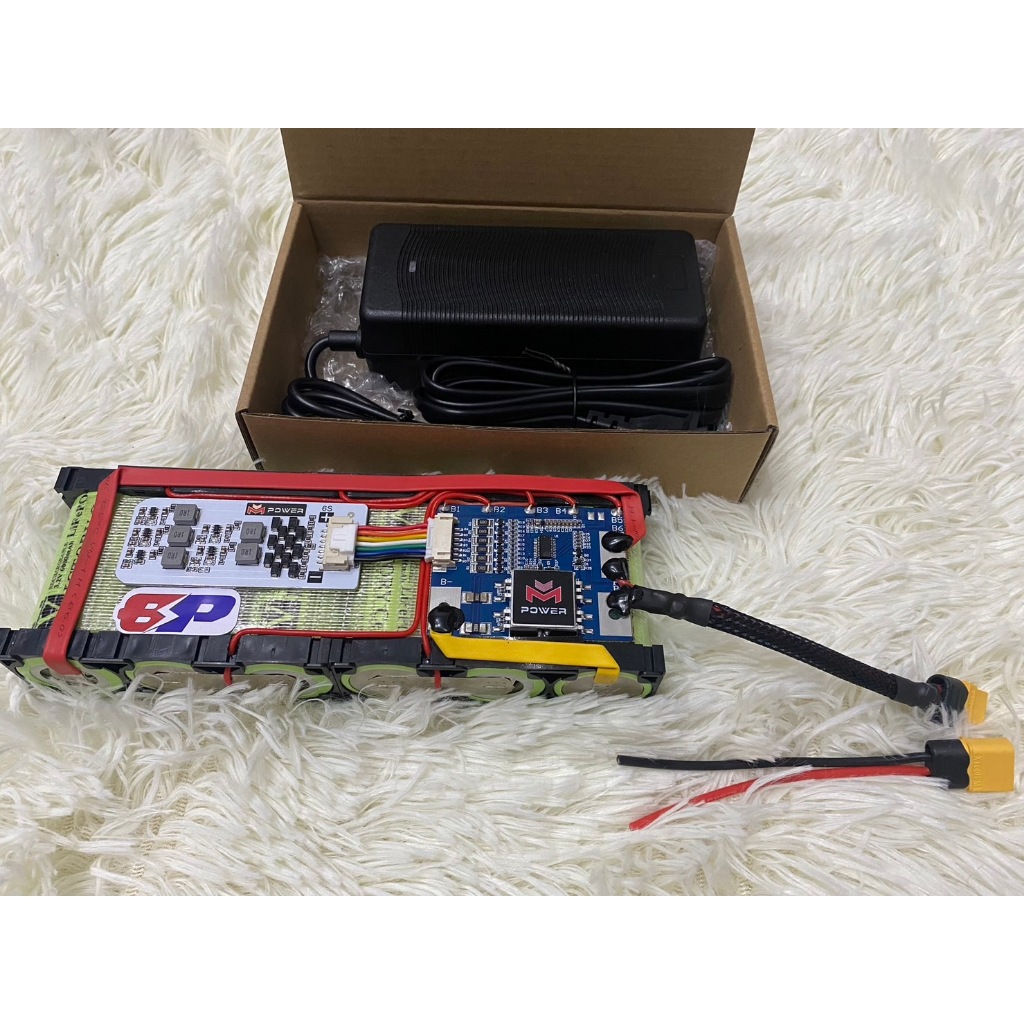 แบตลิเธียมฟอตเฟต Victory หัวเรียบ 6S 19.2V(max21V) 6,000mAh