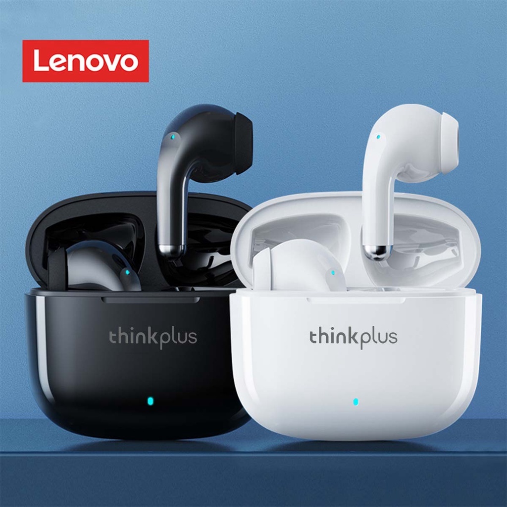 Lenovo LP40 Pro TWS หูฟังบลูทูธ,หูฟังไร้สายขนาดเล็กมีแบรนด์ชุดหูฟังบลูทูธสำหรับเล่นกีฬาเล่นเกมพร้อมไมโครโฟนรองรับการโทรว