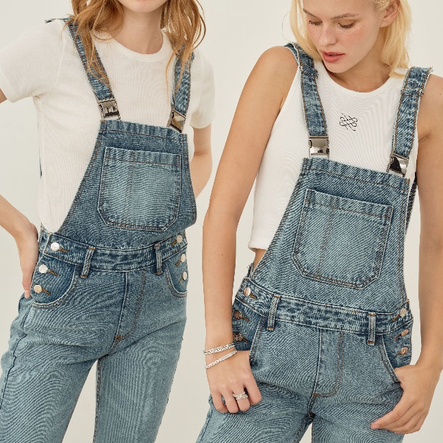 VRT - Denim pia jumpsuit (vrt basic)