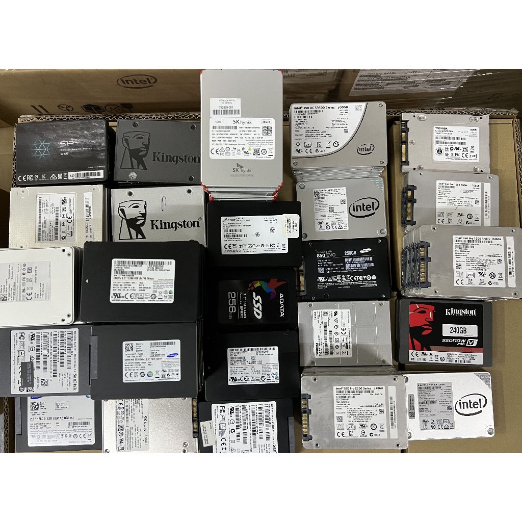 USED 480GB 512GB 500GB 600GB 900GB 960GB 1TB 1.2TB 1.92TB SSD 2.5 SATA Hard disk SAMSUNG SK HYNIX MI