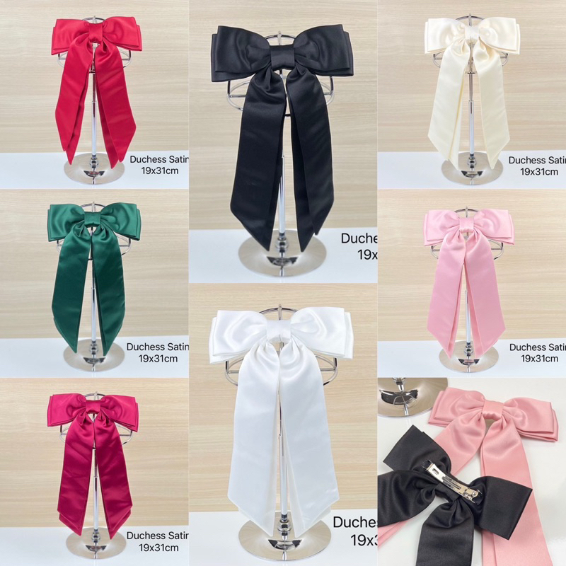 กิ๊บสปริงโบว์สี่ชั้นหางยาว