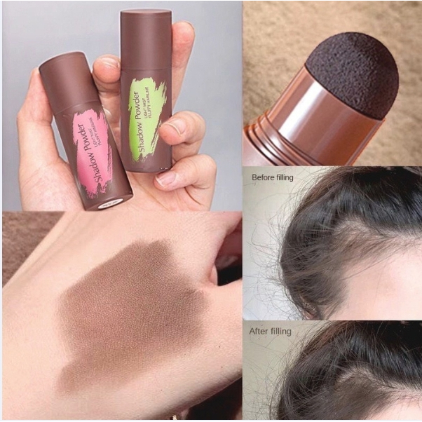 ID888 แป้งแฮร์ไลท์ กันน้ำ ปกปิดผมบาง เพิ่มผมหนา ไฮไลท์โคนผม พร้อมส่ง