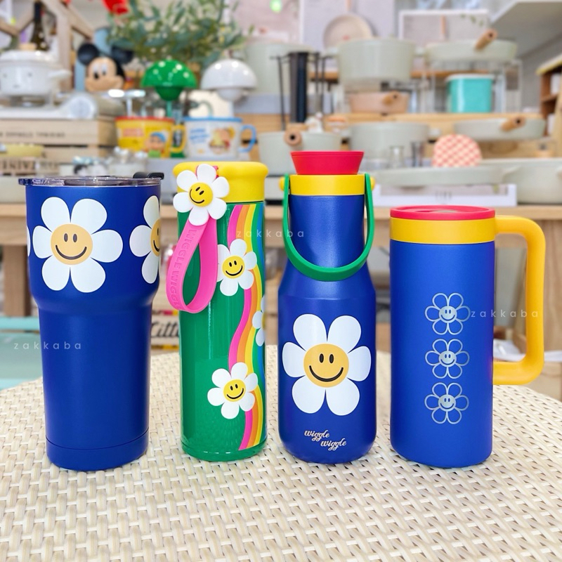 Wiggle Wiggle x LocknLock  Table Mug 473ml : แก้วสแตนเลสมีหูจับ