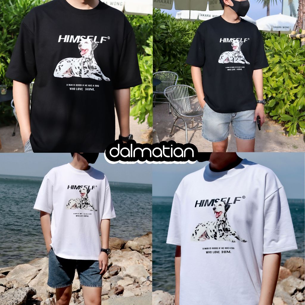 HIMSELF Oversized Tee - Dalmatian Collection