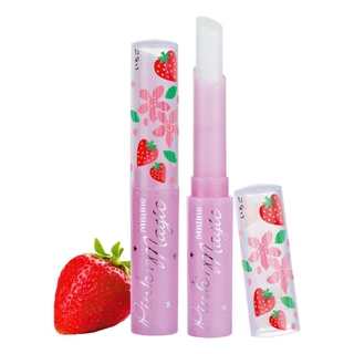 ลิป ลิปสตอเบอรี่ mistine สีชมพู 1แท่งPINK MAGIC