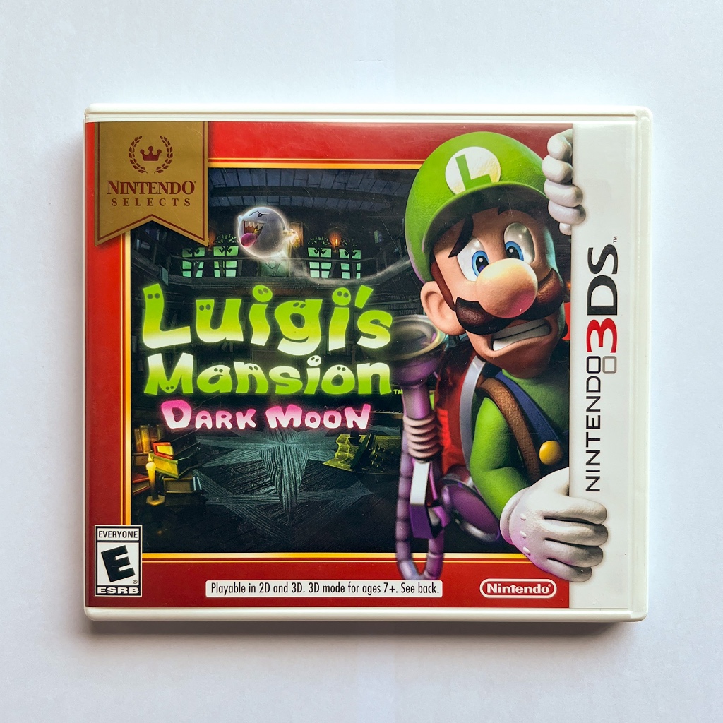 ตลับแท้ Nintendo 3DS : Luigi's Mansion Dark Moon มือสอง โซน US Nintendo Selects
