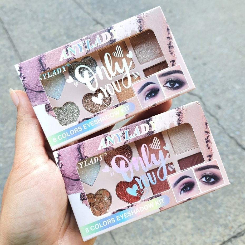 ANYLADY อายแชโดว์+กริตเตอร์ พาเลทอายแชโดว์ สีสวยติดทน NO.8171