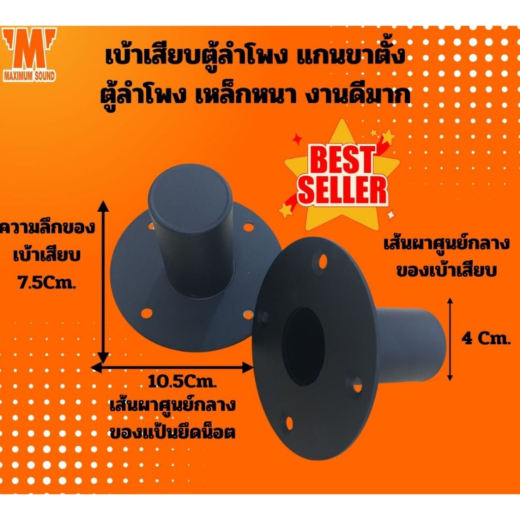 เบ้าเสียบตู้ลำโพง ขนาด 10.5 x 7.5 ซม แพ็ค 2 ชิ้น