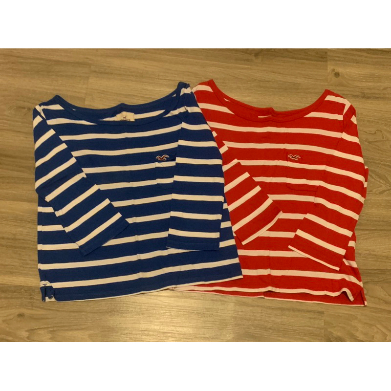 (used) Hollister California เสื้อแขนยาว 4 ส่วน