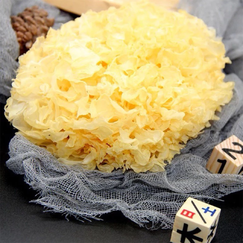 เห็ดหูหนูขาว เห็ดหูหนูแห้ง เกรดA( 白木耳 )ขนาด 100g เห็ดหูหนู มีสารต้านอนุมูลอิสระ เพื่อช่วยบำรุงร่างกายและผิวพรรณ