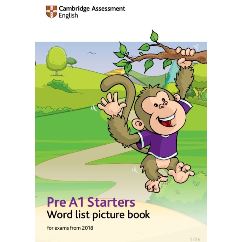 หนังสือภาษาอังกฤษสำหรับเด็ก ระดับ pre A1 Cambridge Assessment English