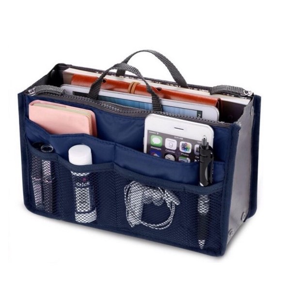*พร้อมส่ง**bag in bag กระเป๋าจัดระเบียบพร้อมซิปและหูหิ้ว